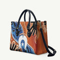 50 Years Of Deadly NAIDOC Week 2026 Leather Bag Torres Strait Dhari Aboriginal Art