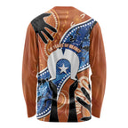 50 Years Of Deadly NAIDOC Week 2026 Long Sleeve Shirt Torres Strait Dhari Aboriginal Art