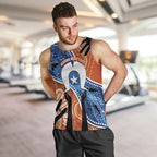 50 Years Of Deadly NAIDOC Week 2026 Men Tank Top Torres Strait Dhari Aboriginal Art