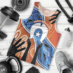 50 Years Of Deadly NAIDOC Week 2026 Men Tank Top Torres Strait Dhari Aboriginal Art