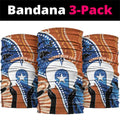 50 Years Of Deadly NAIDOC Week 2026 Neck Gaiter Torres Strait Dhari Aboriginal Art