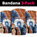 50 Years Of Deadly NAIDOC Week 2026 Neck Gaiter Torres Strait Dhari Aboriginal Art