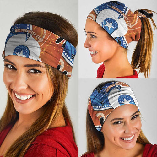 50 Years Of Deadly NAIDOC Week 2026 Neck Gaiter Torres Strait Dhari Aboriginal Art