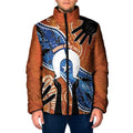 50 Years Of Deadly NAIDOC Week 2026 Padded Jacket Torres Strait Dhari Aboriginal Art