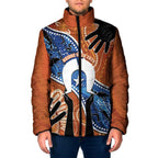 50 Years Of Deadly NAIDOC Week 2026 Padded Jacket Torres Strait Dhari Aboriginal Art