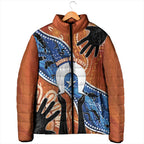 50 Years Of Deadly NAIDOC Week 2026 Padded Jacket Torres Strait Dhari Aboriginal Art