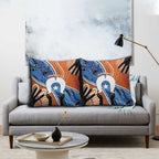 50 Years Of Deadly NAIDOC Week 2026 Pillow Cover Torres Strait Dhari Aboriginal Art