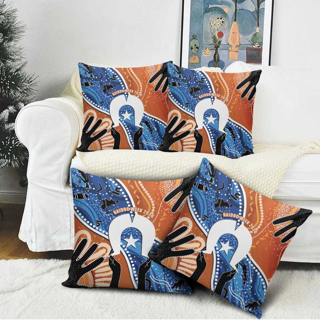 50 Years Of Deadly NAIDOC Week 2026 Pillow Cover Torres Strait Dhari Aboriginal Art