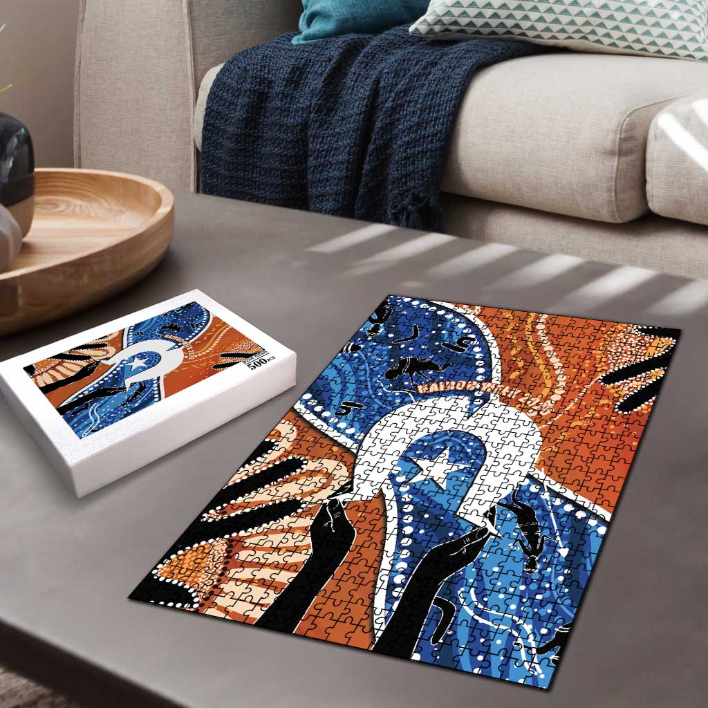 50 Years Of Deadly NAIDOC Week 2026 Puzzle Torres Strait Dhari Aboriginal Art