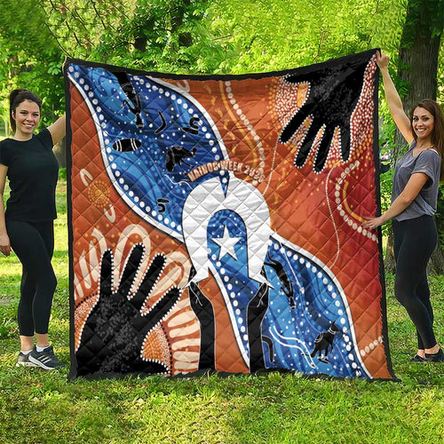 50 Years Of Deadly NAIDOC Week 2026 Quilt Torres Strait Dhari Aboriginal Art