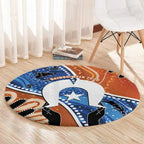 50 Years Of Deadly NAIDOC Week 2026 Round Carpet Torres Strait Dhari Aboriginal Art