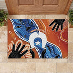 50 Years Of Deadly NAIDOC Week 2026 Rubber Doormat Torres Strait Dhari Aboriginal Art