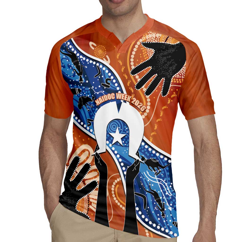 50 Years Of Deadly NAIDOC Week 2026 Rugby Jersey Torres Strait Dhari Aboriginal Art