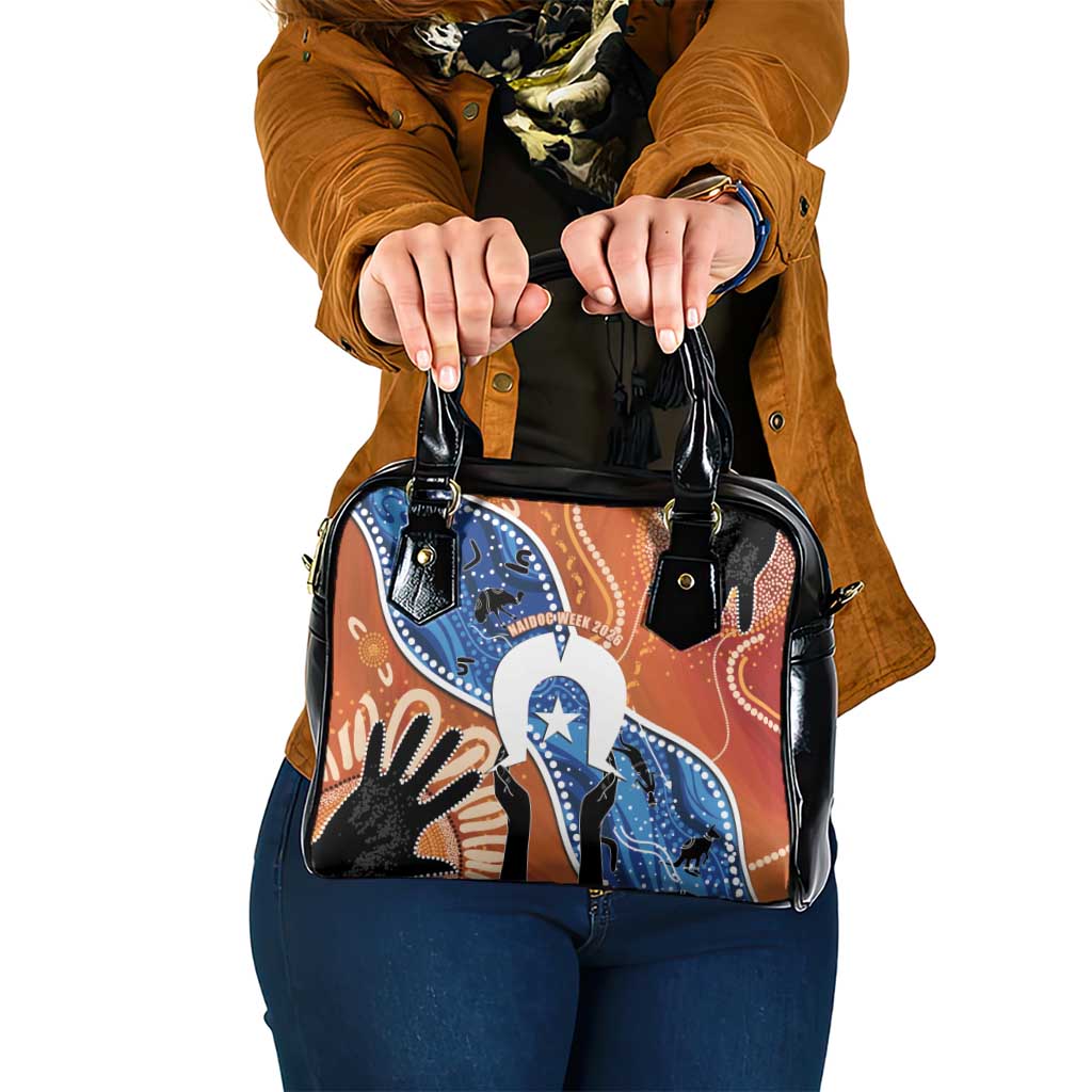 50 Years Of Deadly NAIDOC Week 2026 Shoulder Handbag Torres Strait Dhari Aboriginal Art