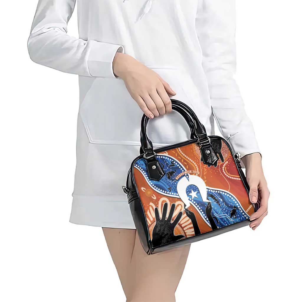 50 Years Of Deadly NAIDOC Week 2026 Shoulder Handbag Torres Strait Dhari Aboriginal Art