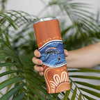 50 Years Of Deadly NAIDOC Week 2026 Skinny Tumbler Torres Strait Dhari Aboriginal Art
