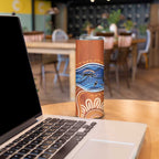 50 Years Of Deadly NAIDOC Week 2026 Skinny Tumbler Torres Strait Dhari Aboriginal Art