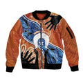 50 Years Of Deadly NAIDOC Week 2026 Sleeve Zip Bomber Jacket Torres Strait Dhari Aboriginal Art