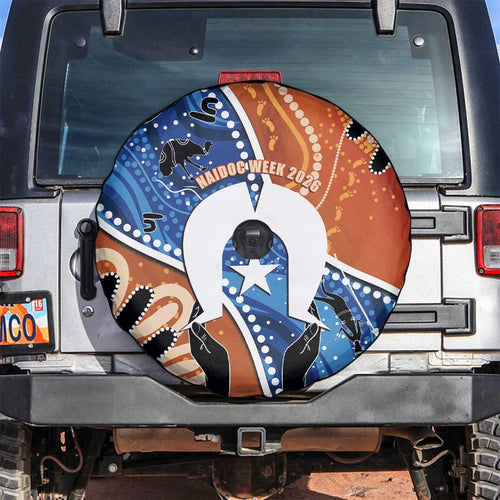 50 Years Of Deadly NAIDOC Week 2026 Spare Tire Cover Torres Strait Dhari Aboriginal Art
