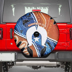 50 Years Of Deadly NAIDOC Week 2026 Spare Tire Cover Torres Strait Dhari Aboriginal Art
