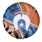 50 Years Of Deadly NAIDOC Week 2026 Spare Tire Cover Torres Strait Dhari Aboriginal Art