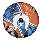 50 Years Of Deadly NAIDOC Week 2026 Spare Tire Cover Torres Strait Dhari Aboriginal Art