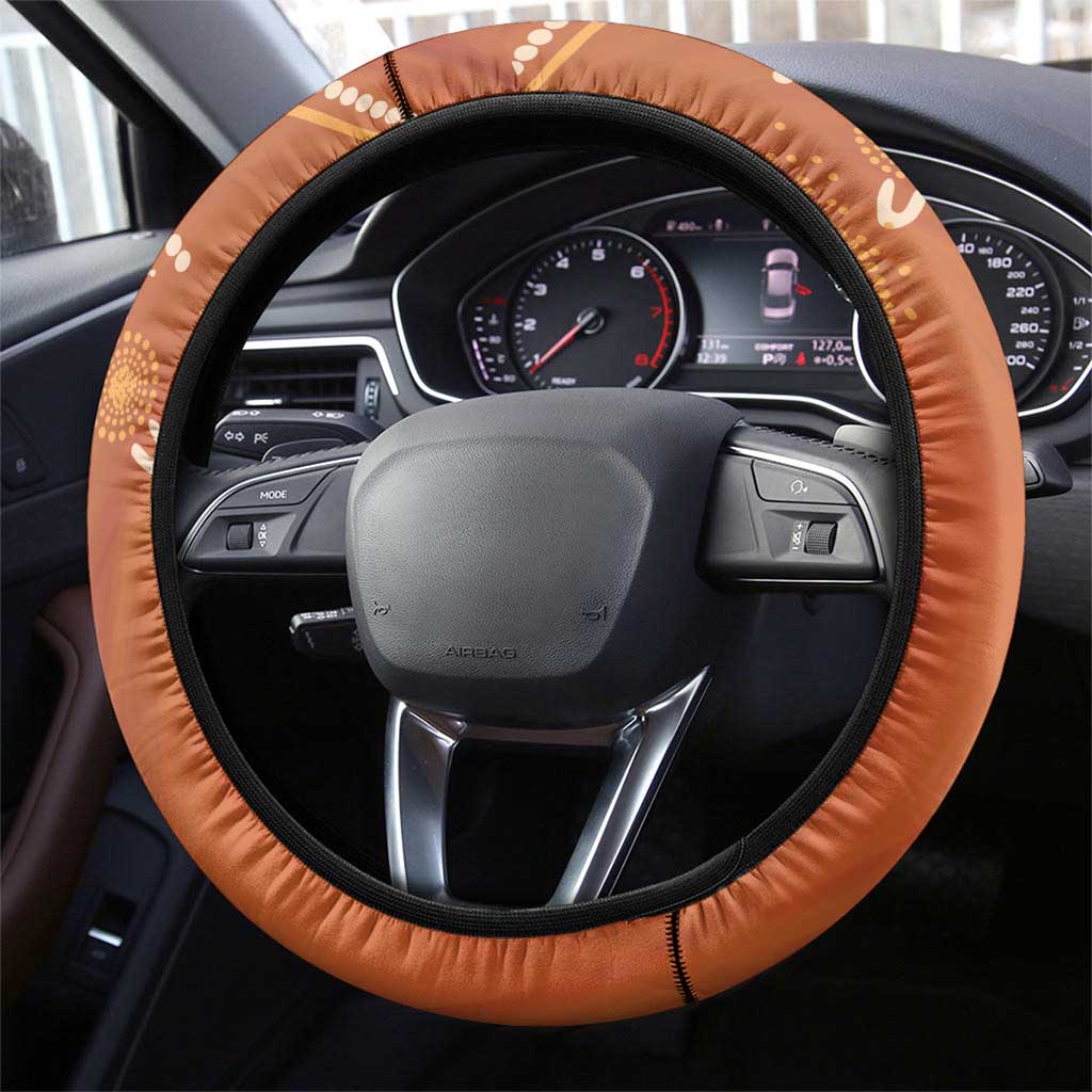 50 Years Of Deadly NAIDOC Week 2026 Steering Wheel Cover Torres Strait Dhari Aboriginal Art