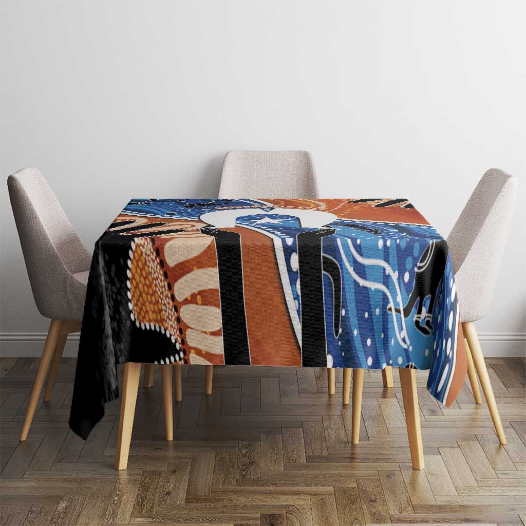 50 Years Of Deadly NAIDOC Week 2026 Tablecloth Torres Strait Dhari Aboriginal Art