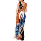 50 Years Of Deadly NAIDOC Week 2026 Tank Maxi Dress Torres Strait Dhari Aboriginal Art