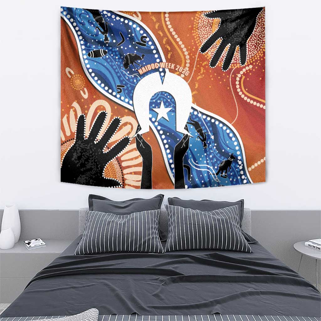 50 Years Of Deadly NAIDOC Week 2026 Tapestry Torres Strait Dhari Aboriginal Art