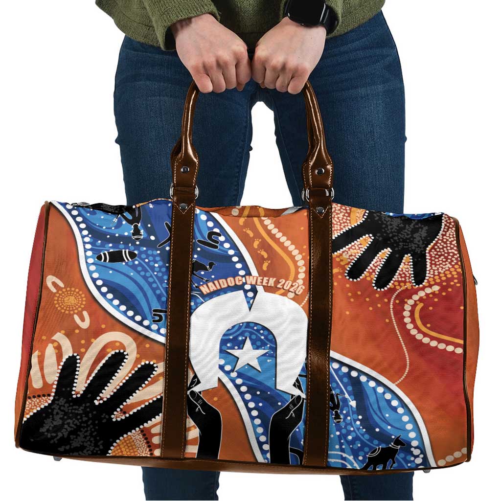 50 Years Of Deadly NAIDOC Week 2026 Travel Bag Torres Strait Dhari Aboriginal Art