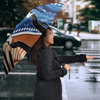 50 Years Of Deadly NAIDOC Week 2026 Umbrella Torres Strait Dhari Aboriginal Art
