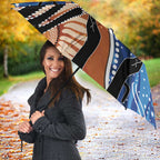 50 Years Of Deadly NAIDOC Week 2026 Umbrella Torres Strait Dhari Aboriginal Art