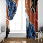50 Years Of Deadly NAIDOC Week 2026 Window Curtain Torres Strait Dhari Aboriginal Art