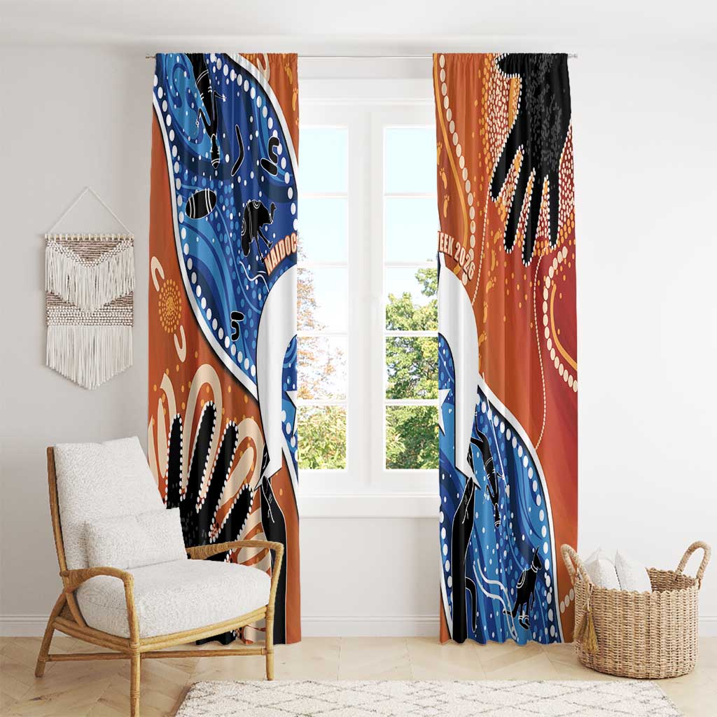 50 Years Of Deadly NAIDOC Week 2026 Window Curtain Torres Strait Dhari Aboriginal Art