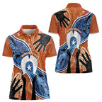 50 Years Of Deadly NAIDOC Week 2026 Women Polo Shirt Torres Strait Dhari Aboriginal Art
