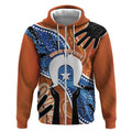 50 Years Of Deadly NAIDOC Week 2026 Zip Hoodie Torres Strait Dhari Aboriginal Art