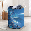 Australia Blue September Running Laundry Basket Blue Ribbon I'm Running For My Dad