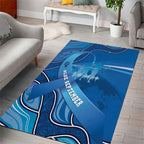 Australia Blue September Running Area Rug Blue Ribbon I'm Running For My Dad