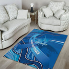 Australia Blue September Running Area Rug Blue Ribbon I'm Running For My Dad