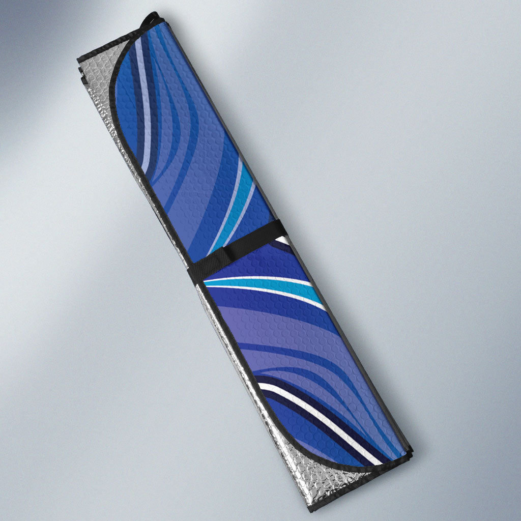 Australia Blue September Running Auto Sun Shade Blue Ribbon I'm Running For My Dad