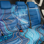 Australia Blue September Running Back Car Seat Cover Blue Ribbon I'm Running For My Dad