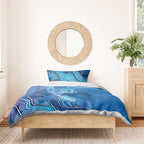Australia Blue September Running Bedding Set Blue Ribbon I'm Running For My Dad