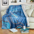 Australia Blue September Running Blanket Blue Ribbon I'm Running For My Dad