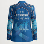 Australia Blue September Running Blazer Blue Ribbon I'm Running For My Dad