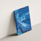 Australia Blue September Running Canvas Wall Art Blue Ribbon I'm Running For My Dad