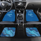Australia Blue September Running Car Mats Blue Ribbon I'm Running For My Dad