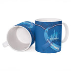Australia Blue September Running Ceramic Mug Blue Ribbon I'm Running For My Dad