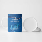 Australia Blue September Running Ceramic Mug Blue Ribbon I'm Running For My Dad