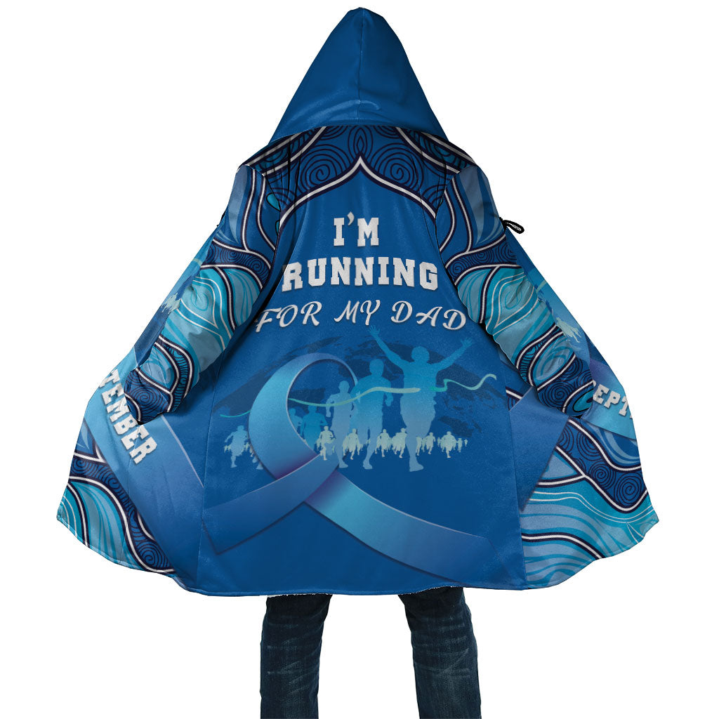 Australia Blue September Running Cloak Blue Ribbon I'm Running For My Dad